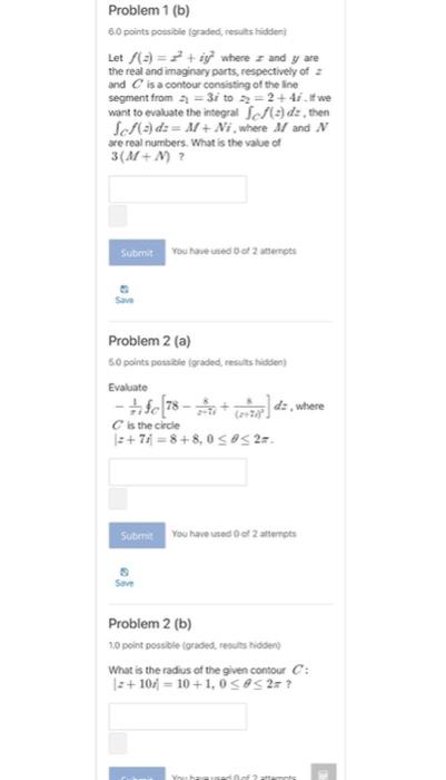 Solved Problem 1 (b) 6.0 Points Possible (వంద, Results | Chegg.com