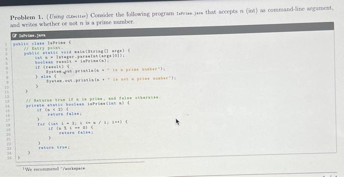 Solved Problem 1. (Using ctsertter) Consider the following | Chegg.com