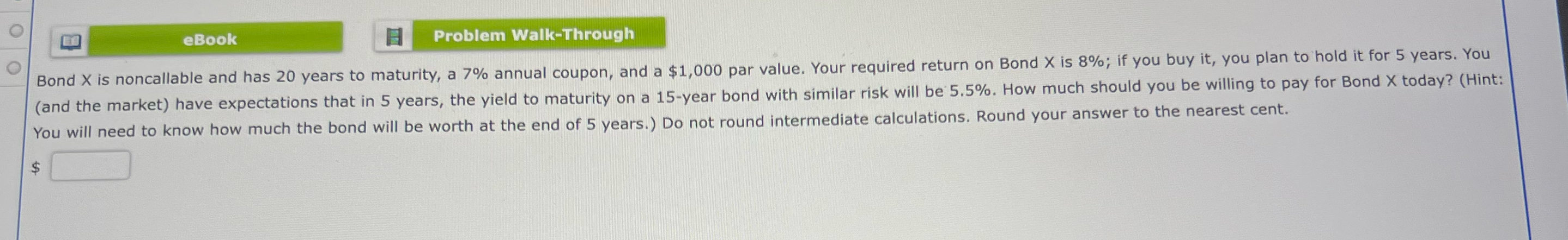 Solved EBookProblem Walk-ThroughYou Will Need To Know How | Chegg.com