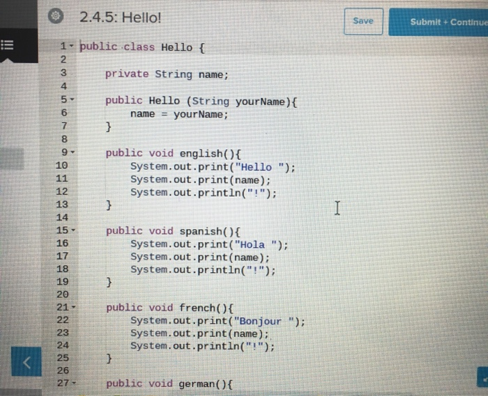 hacker339 - three languages, same beginning Solved 5 points Status: Not Submitted Hello! As a twist on | Chegg.com