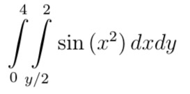 Solved A) Draw The Integration Area. B) Change The | Chegg.com