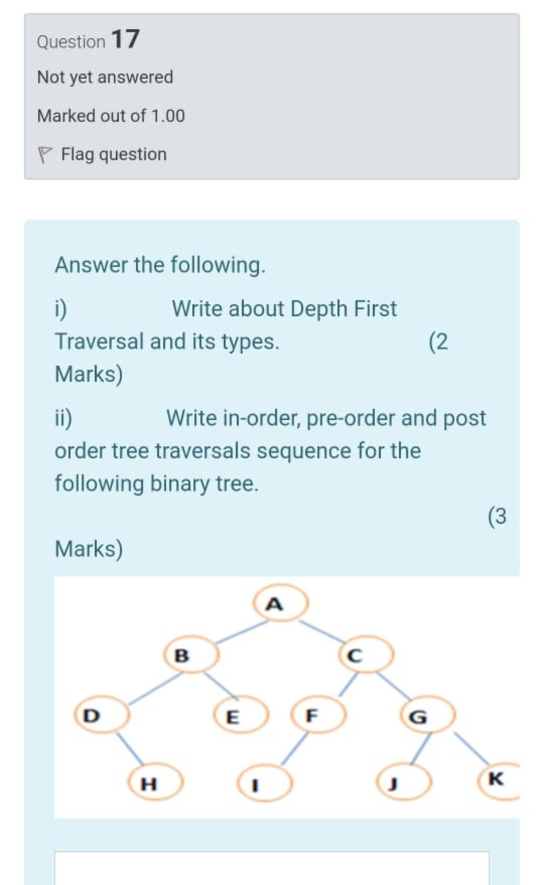 Solved Question 17 Not yet answered Marked out of 1.00 P | Chegg.com