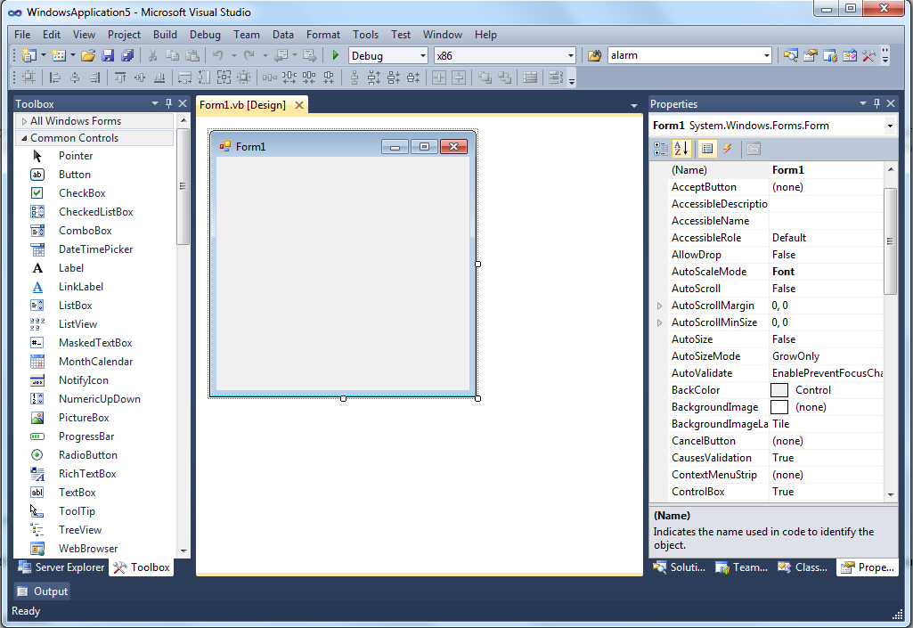 Definition of The Visual Basic Environment 