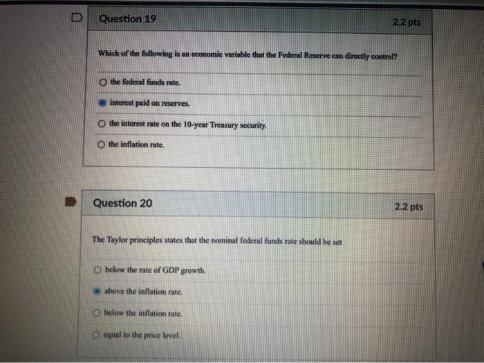 Solved Question 14 2.2 pts When interest rates are at the | Chegg.com