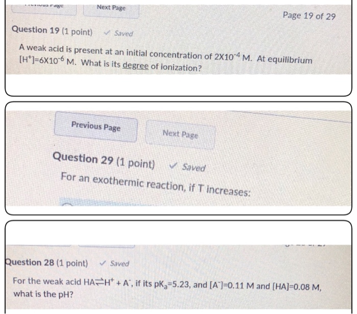 Solved Next Page Page 19 of 29 Question 19 (1 point) Saved A | Chegg.com