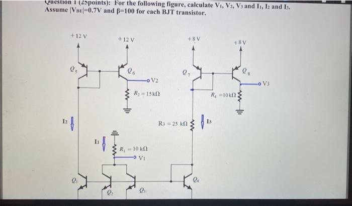 Solved Question 1 (25points): For the following figure, | Chegg.com