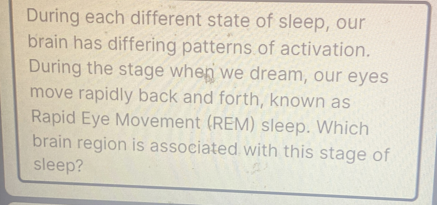 Solved Naturalistic observation entailsDuring each different