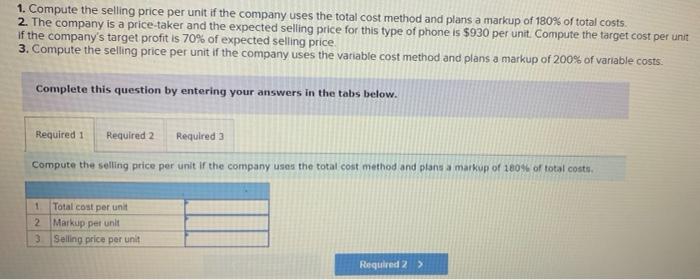 solved-problem-25-4a-algo-pricing-using-total-cost-target-chegg