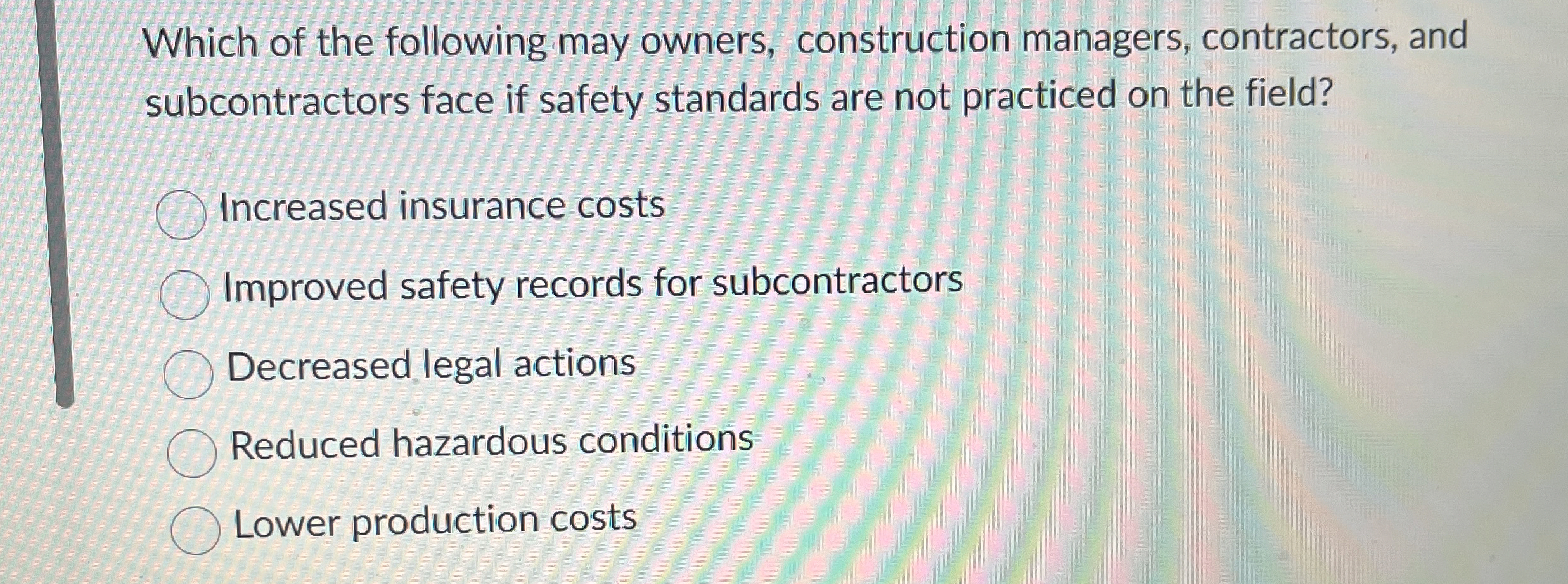 Solved Which of the following may owners, construction | Chegg.com