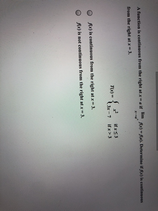 Solved Determine Values Of A And B That Make The Given | Chegg.com