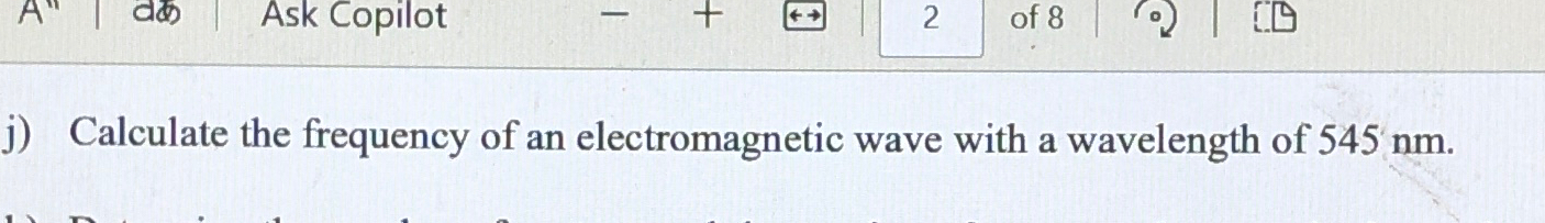 calculate the frequency of an electromagnetic wave