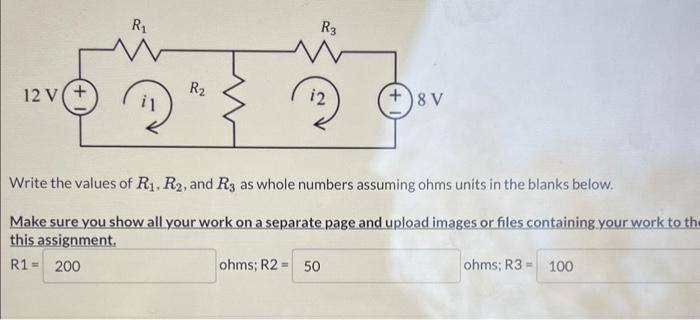 Solved Write the values of R1,R2, and R3 as whole numbers | Chegg.com