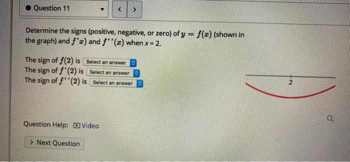 Solved Question 11 Determine the signs (positive, | Chegg.com