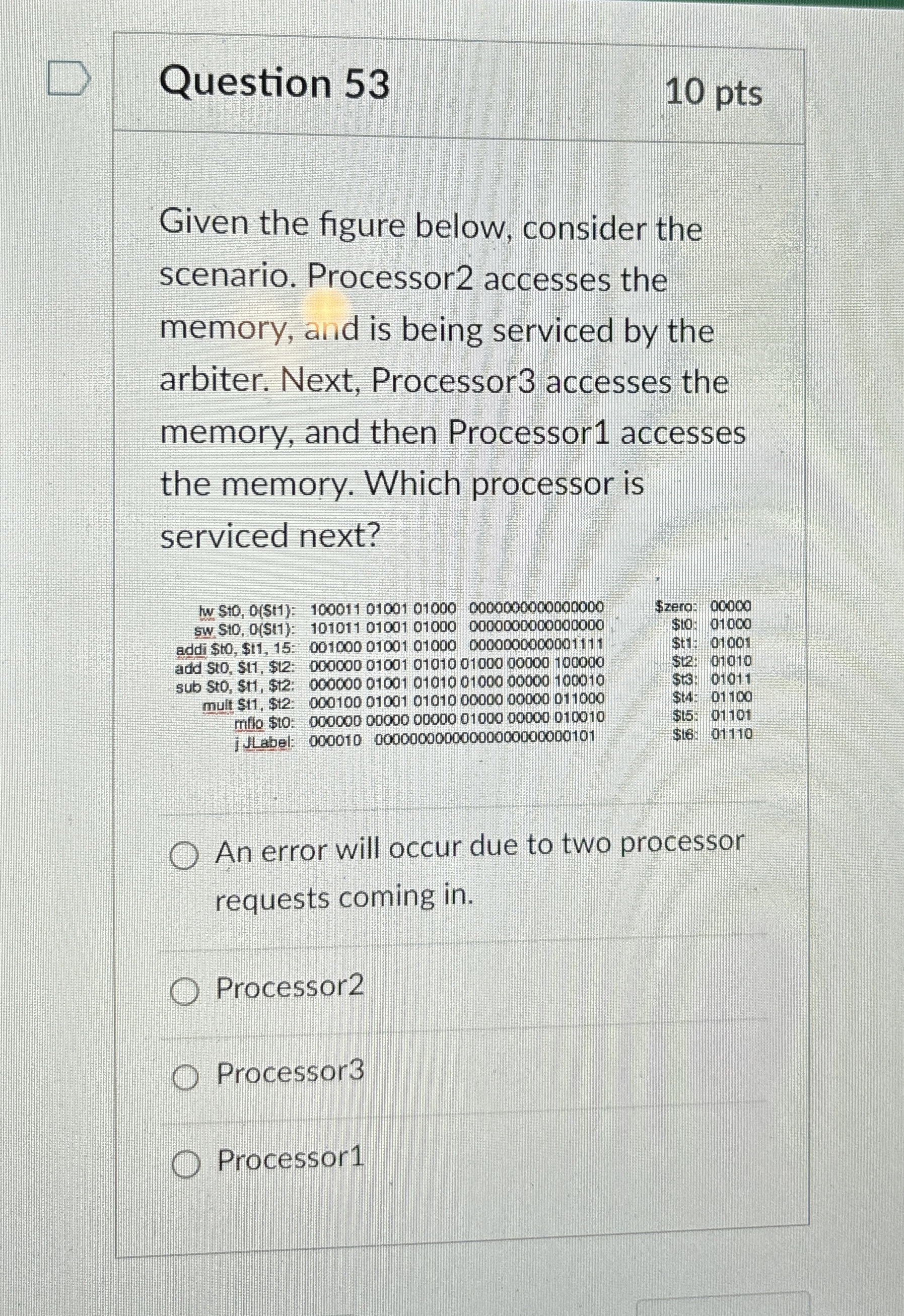 Solved Question 5310 ﻿ptsGiven the figure below, consider | Chegg.com