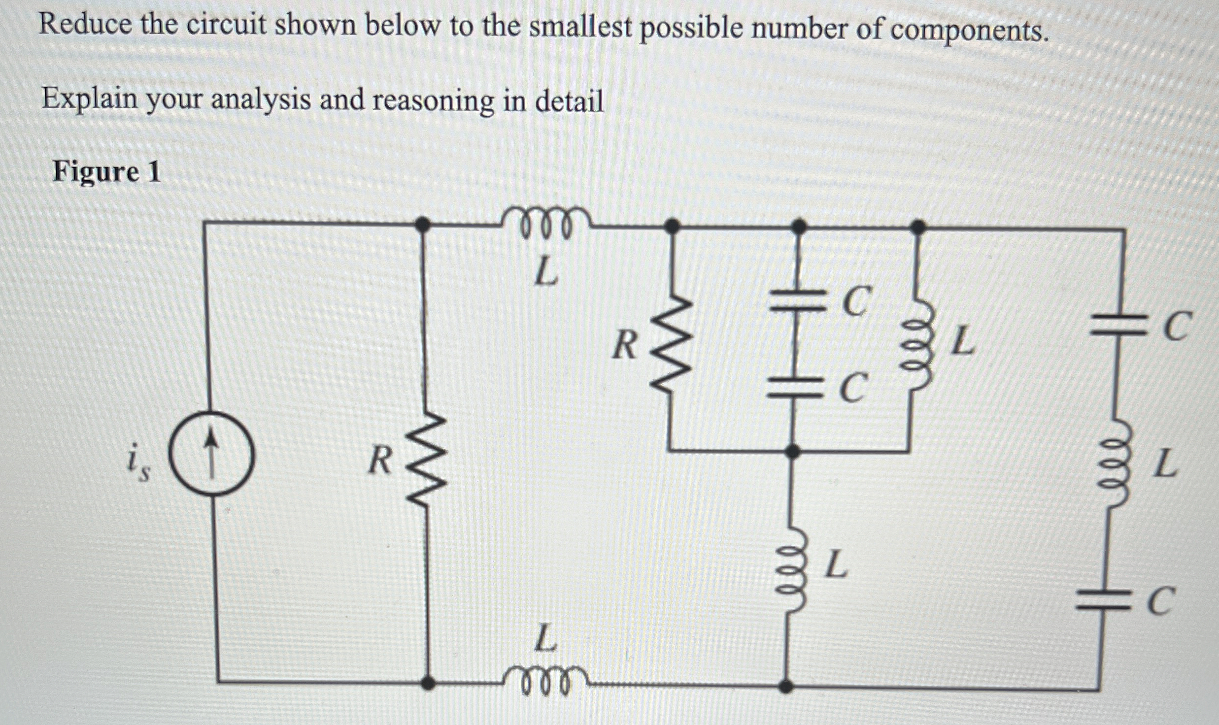 Solved Problem 15 ﻿pointsReduce the circuit shown below to | Chegg.com
