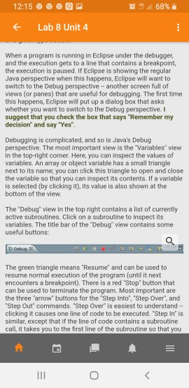 12:15 0 68% Lab 8 Unit 4 Lab 8: Debugging This week's | Chegg.com