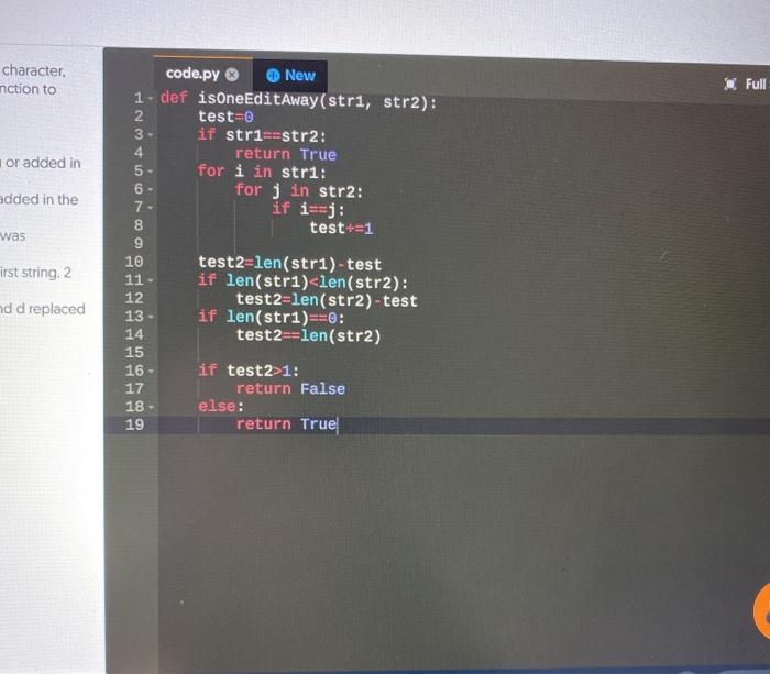 Solved python. here is my code for this question, but when | Chegg.com