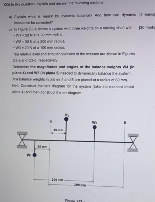 Solved Q3) In This Question, Explain And Answer The | Chegg.com