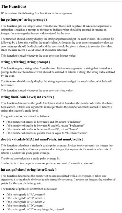 Solved Overview For this assignment, write a program 4 that | Chegg.com