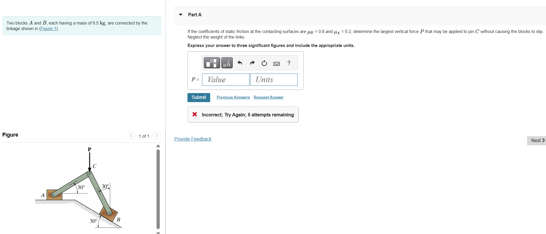 Solved Two blocks \( ﻿A \) ﻿and \( ﻿B \), ﻿each having a | Chegg.com