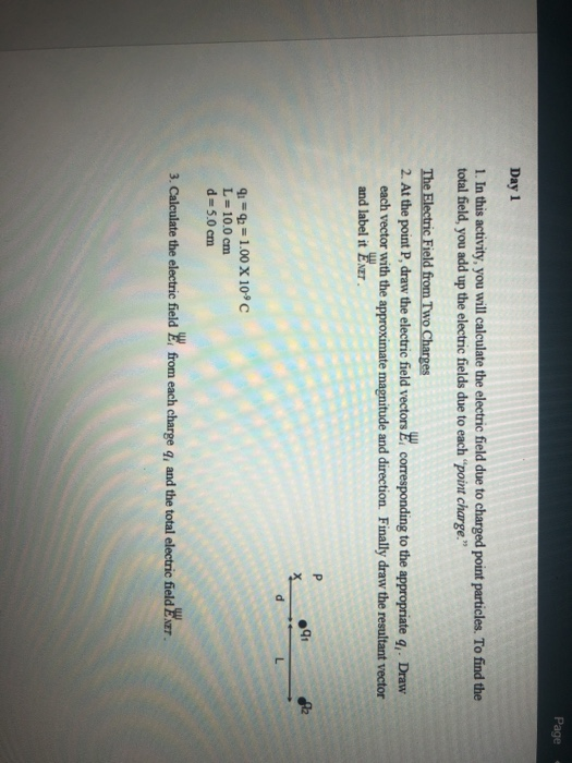 Solved Page Day 1 1. In this activity, you will calculate | Chegg.com