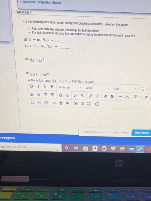 Solved Question Completion Status: Question 4 For the | Chegg.com