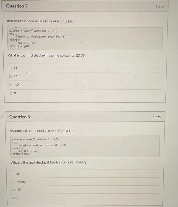 Solved Question 1 1 pts While a program is running, when an | Chegg.com