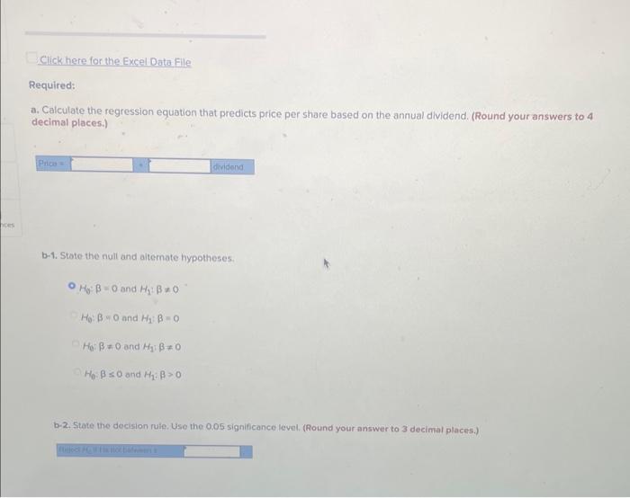 Following Is Information On The Price Per Share And | Chegg.com