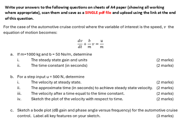 Solved please solve this question Write your answers to the | Chegg.com