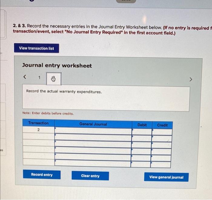 Solved Check my work ! Required Information [The following | Chegg.com