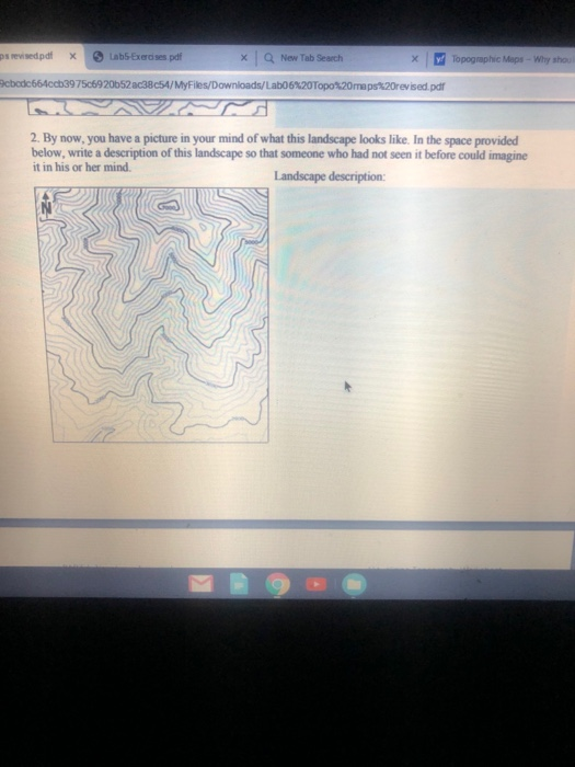 Solved PART 1: Visualing Topography Worksheet. Work through | Chegg.com