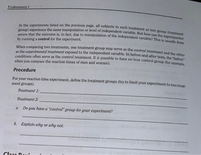 control group biology example