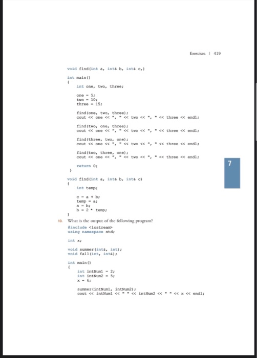 1309102 | user defined functions | python | computer... Solved 418 Chapter 7: User-Defined Functions 11 cin >> num; | Chegg.com
