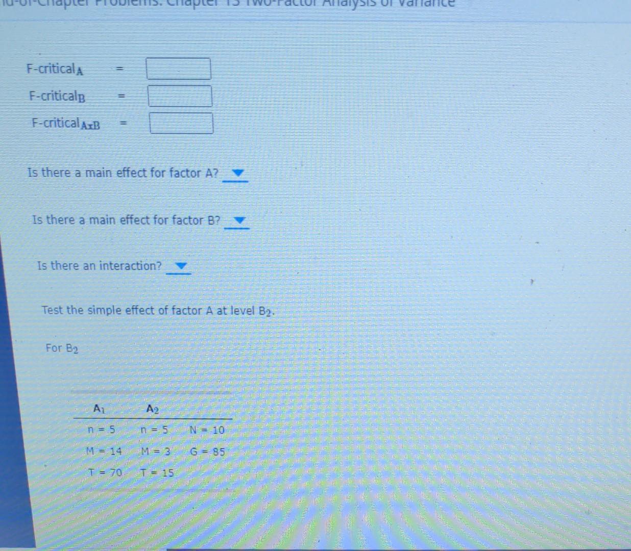 Solved End-of-Chapter Problems: Chapter 13 Two-Factor | Chegg.com