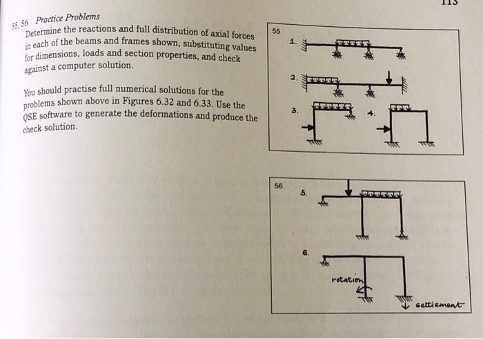 Solved 55,56 Practice Problems Determine the reactions and | Chegg.com