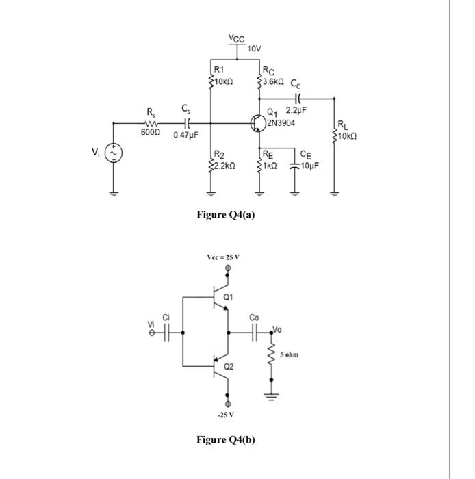 Solved Q3 Based On The Fet Amplifier Circuit Shown In Fi 6662