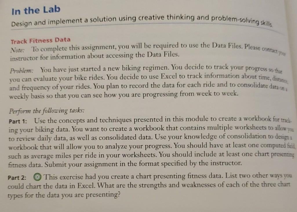 In The Lab Design And Implement A Solution Using | Chegg.com