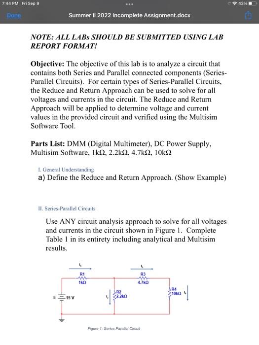 Solved NOTE: ALL LABs SHOULD BE SUBMITTED USING LAB REPORT | Chegg.com