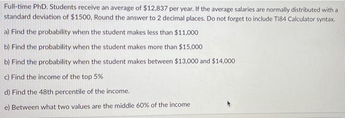 full time phd students receive an average salary of 12837