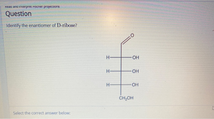 Solved Read and interpret rischer projecuons Question | Chegg.com