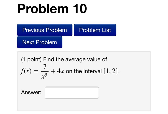 Solved Problem 7 Previous Problem Problem List Next Problem | Chegg.com