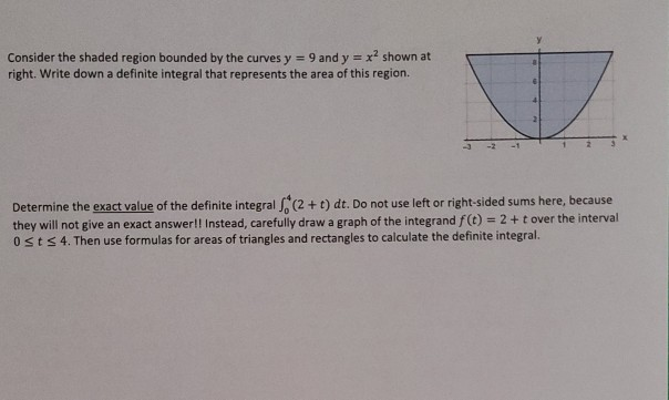 Solved Consider the shaded region bounded by the curves y = | Chegg.com