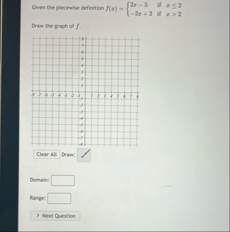 Solved Given the piecewise definition | Chegg.com