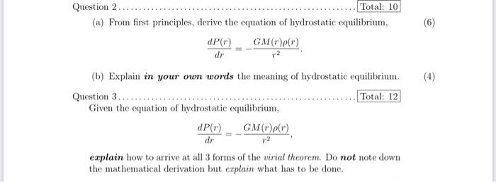 Solved (a) From first principles, derive the equation of | Chegg.com