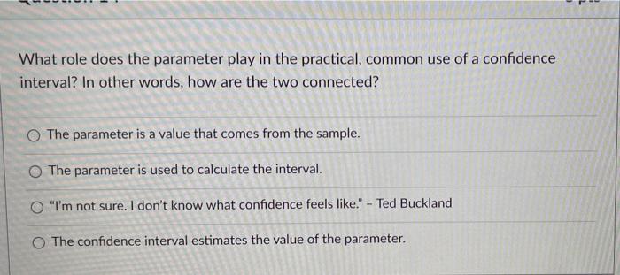 Solved What Role Does The Parameter Play In The Practical Chegg