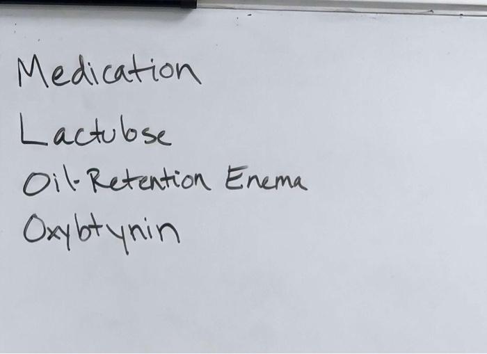 Solved Medication Lactubse OilRetention Enema