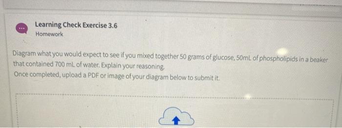 Solved Learning Check Exercise 3.6 Homework Diagram what you | Chegg.com