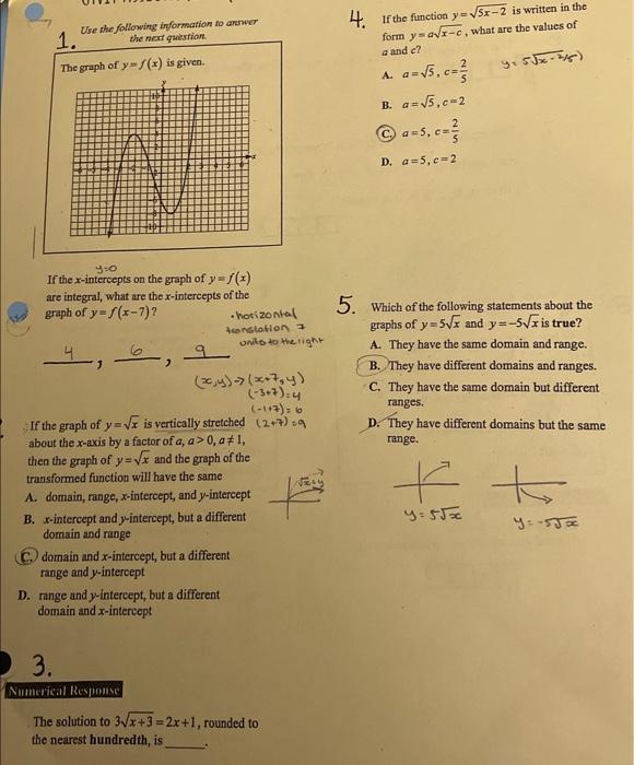 Solved Two functions, f(x)=x1+1 and | Chegg.com