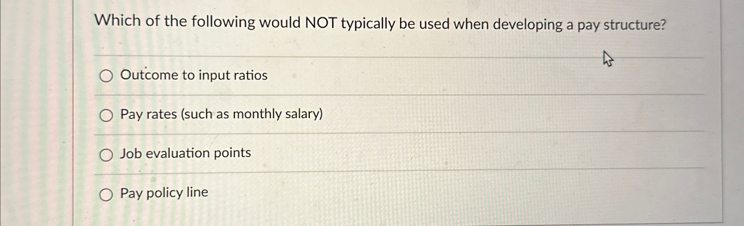 Solved Which of the following would NOT typically be used | Chegg.com
