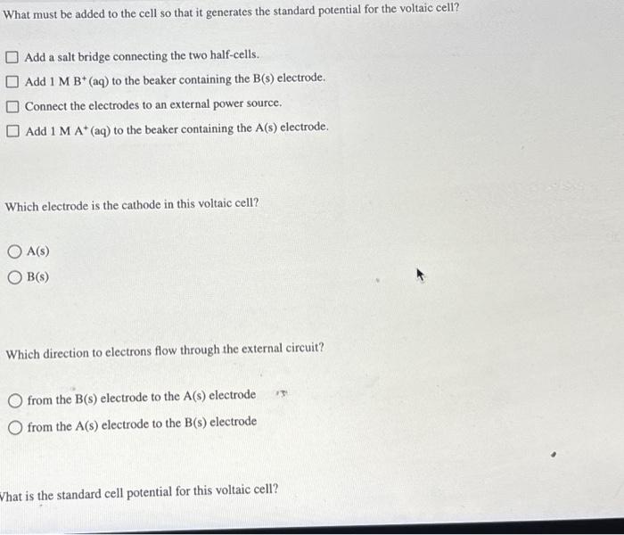 Solved Suppose you start with the following incomplete cell | Chegg.com